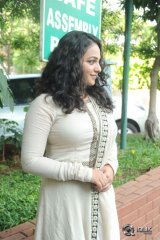 Nithya Menon at OK Bangaram Movie Audio Success Meet